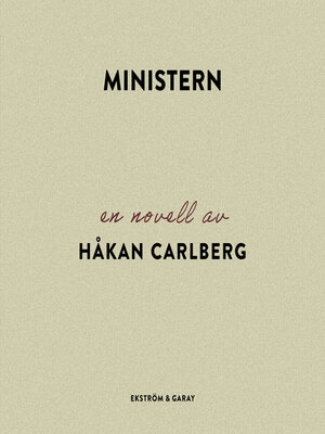 cover image of Ministern